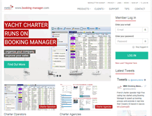Tablet Screenshot of booking-manager.com